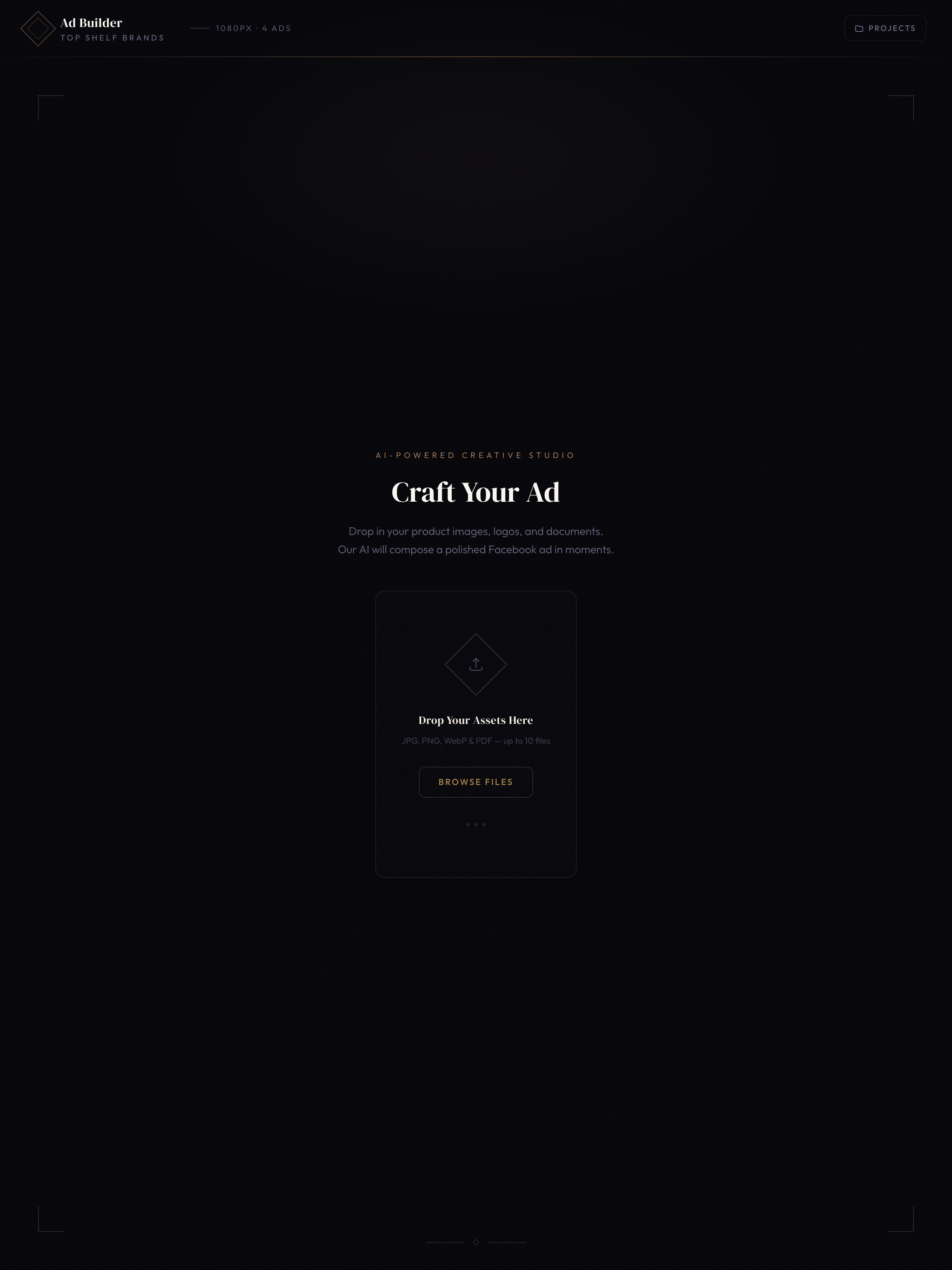 AI Marketing Campaign Builder on iPad