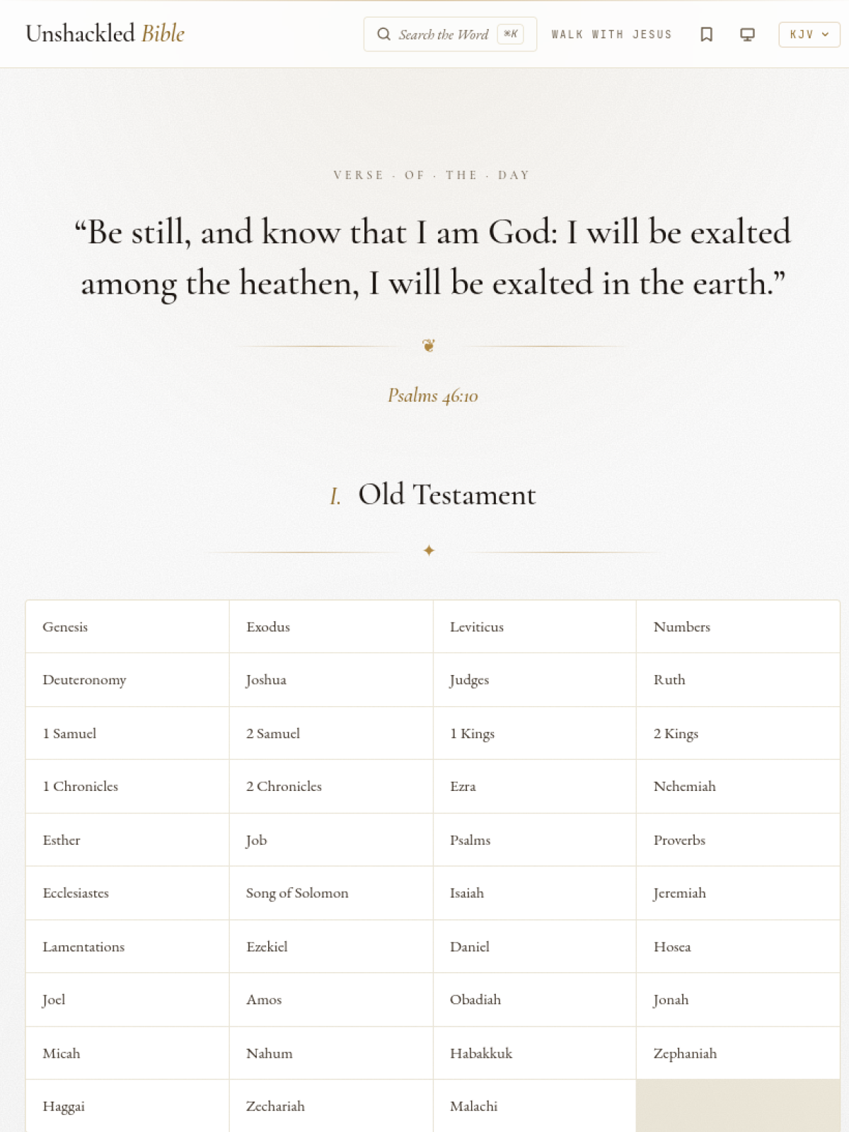 Unshackled Bible on iPad